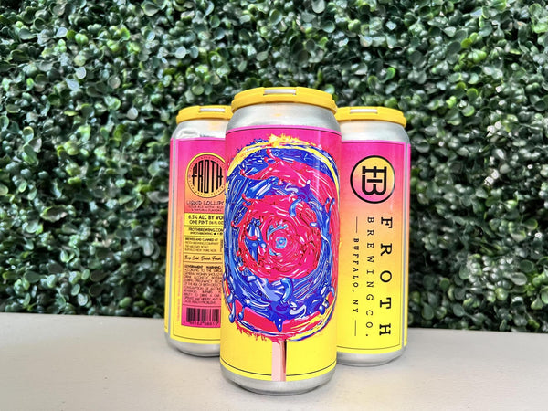Froth Brewing Co. - Liquid Lollipop: Strawberry, Pomegranate, Pineapple, Marshmallow - 16oz Can